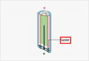 alkaline battery pad